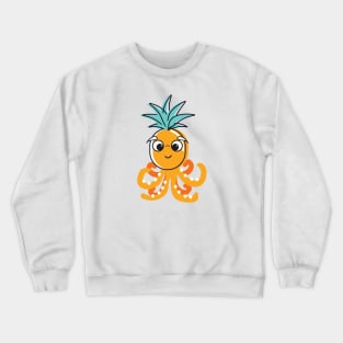 Cute Pineapple Octopus Crewneck Sweatshirt